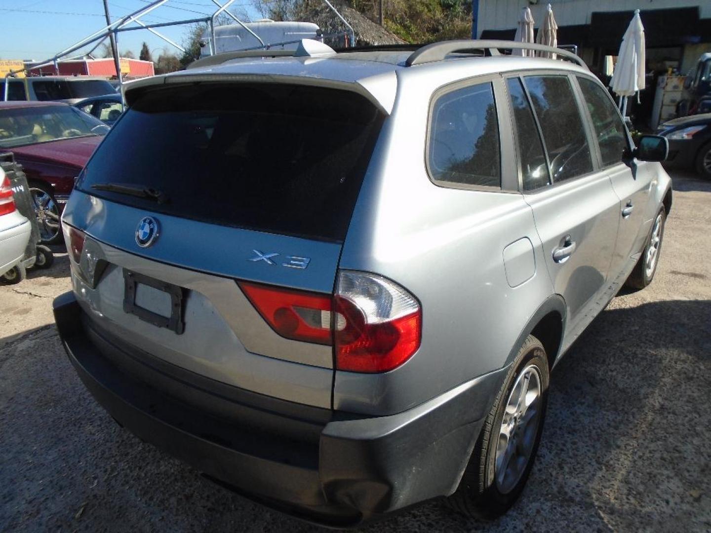 2004 GRAY BMW X3 2.5i (WBXPA73404W) with an 2.5L L6 DOHC 24V engine, AUTOMATIC transmission, located at 2303 West Mt. Houston, Houston, Texas, 77038, (281) 507-3956, 29.771597, -95.339569 - Photo#3