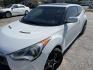 2012 WHITE HYUNDAI VELOSTER Base (KMHTC6AD5CU) with an 1.6L L4 DOHC 16V engine, AUTOMATIC transmission, located at 2303 West Mt. Houston, Houston, 77038, (281) 507-3956, 29.771597, -95.339569 - Photo#0