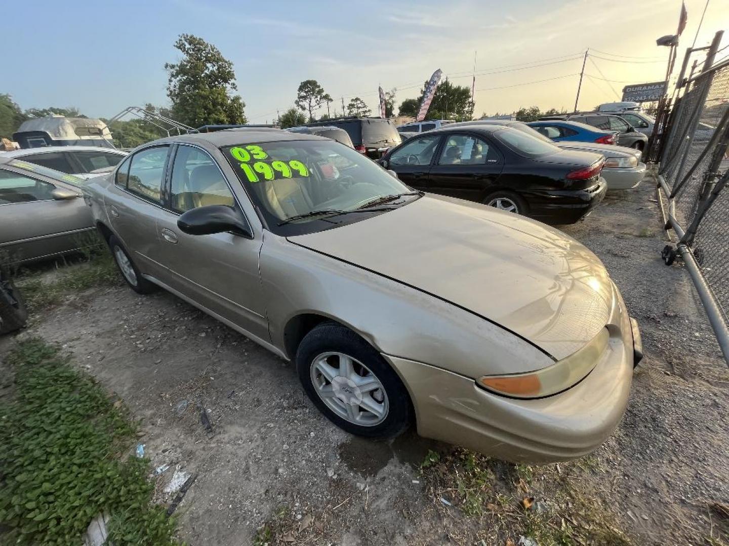 2003 BROWN OLDSMOBILE ALERO GL1 Sedan (1G3NL52F43C) with an 2.2L L4 DOHC 16V engine, AUTOMATIC transmission, located at 2303 West Mt. Houston, Houston, 77038, (281) 507-3956, 29.771597, -95.339569 - Photo#1