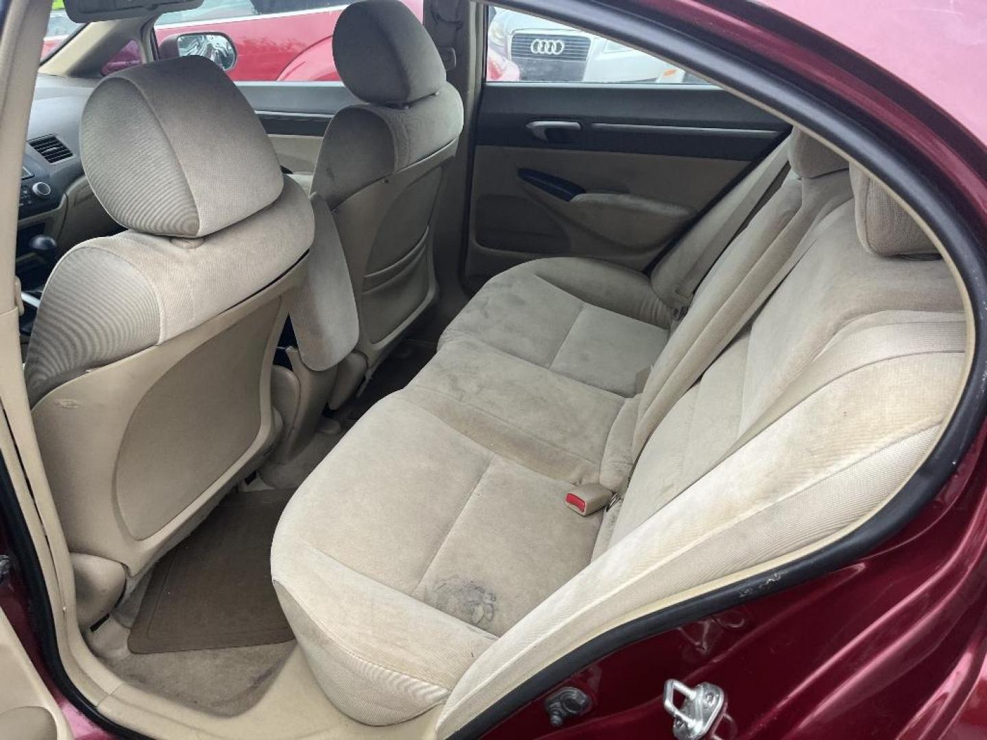 2007 RED HONDA CIVIC EX Sedan AT (1HGFA16837L) with an 1.8L L4 SOHC 16V engine, AUTOMATIC transmission, located at 2303 West Mt. Houston, Houston, 77038, (281) 507-3956, 29.771597, -95.339569 - Photo#3