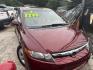 2007 RED HONDA CIVIC EX Sedan AT (1HGFA16837L) with an 1.8L L4 SOHC 16V engine, AUTOMATIC transmission, located at 2303 West Mt. Houston, Houston, 77038, (281) 507-3956, 29.771597, -95.339569 - Photo#0