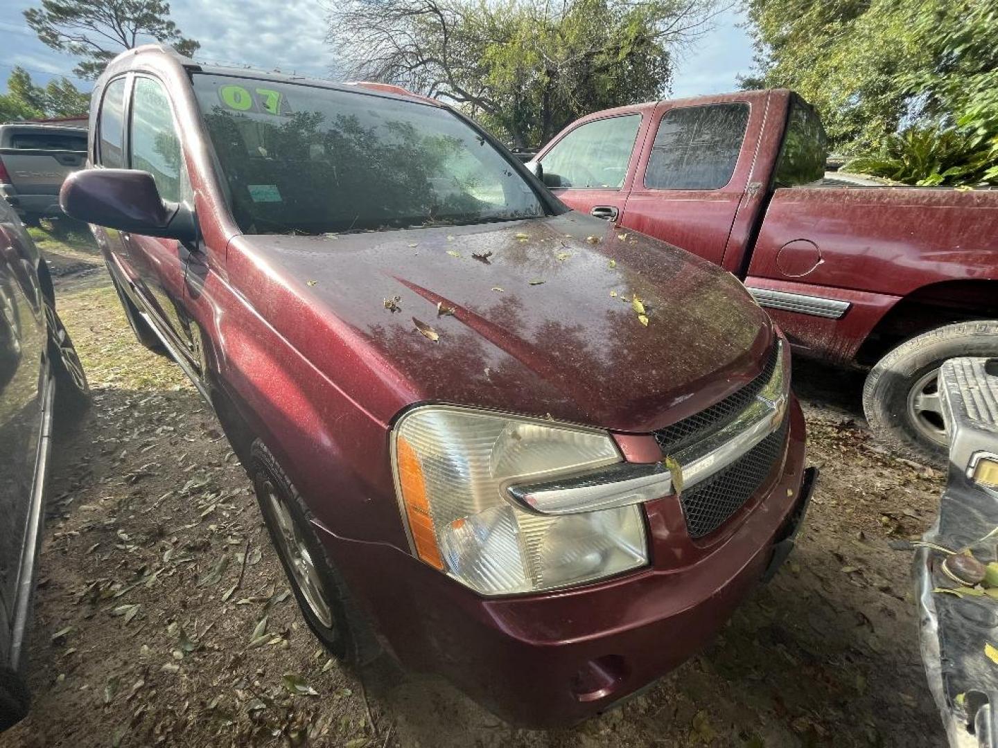 2007 RED CHEVROLET EQUINOX LT1 2WD (2CNDL63F576) with an 3.4L V6 OHV 12V engine, AUTOMATIC transmission, located at 2303 West Mt. Houston, Houston, 77038, (281) 507-3956, 29.771597, -95.339569 - Photo#1