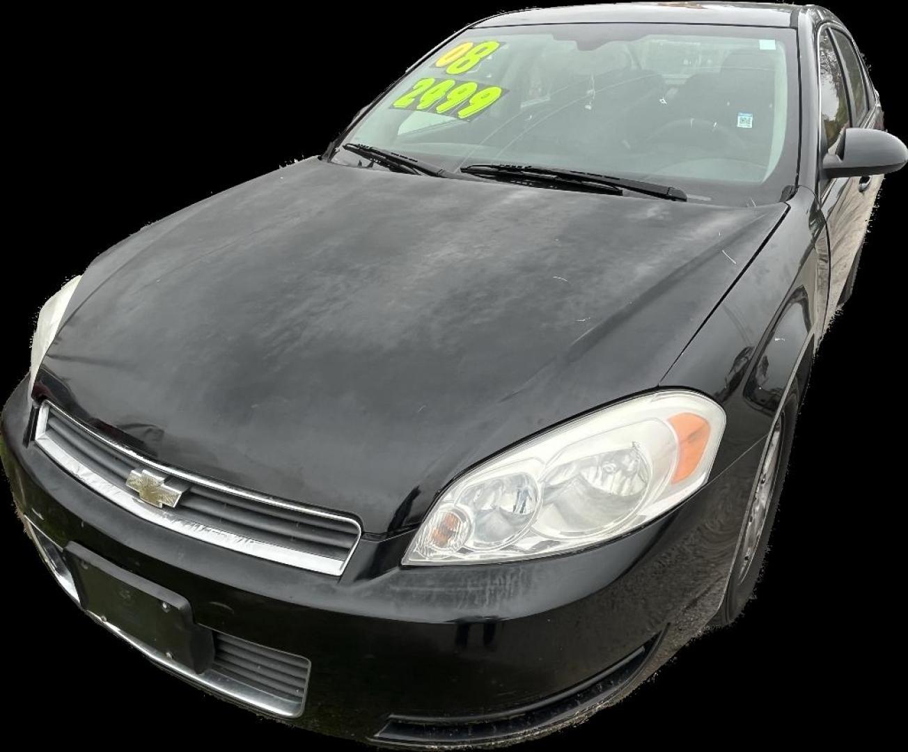 2008 BLACK CHEVROLET IMPALA LS (2G1WB58K681) with an 3.5L V6 OHV 16V FFV engine, AUTOMATIC transmission, located at 2303 West Mt. Houston, Houston, Texas, 77038, (281) 507-3956, 29.771597, -95.339569 - Photo#3