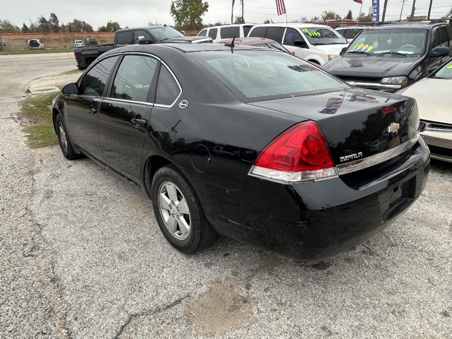 2008 BLACK CHEVROLET IMPALA LS (2G1WB58K681) with an 3.5L V6 OHV 16V FFV engine, AUTOMATIC transmission, located at 2303 West Mt. Houston, Houston, Texas, 77038, (281) 507-3956, 29.771597, -95.339569 - Photo#6