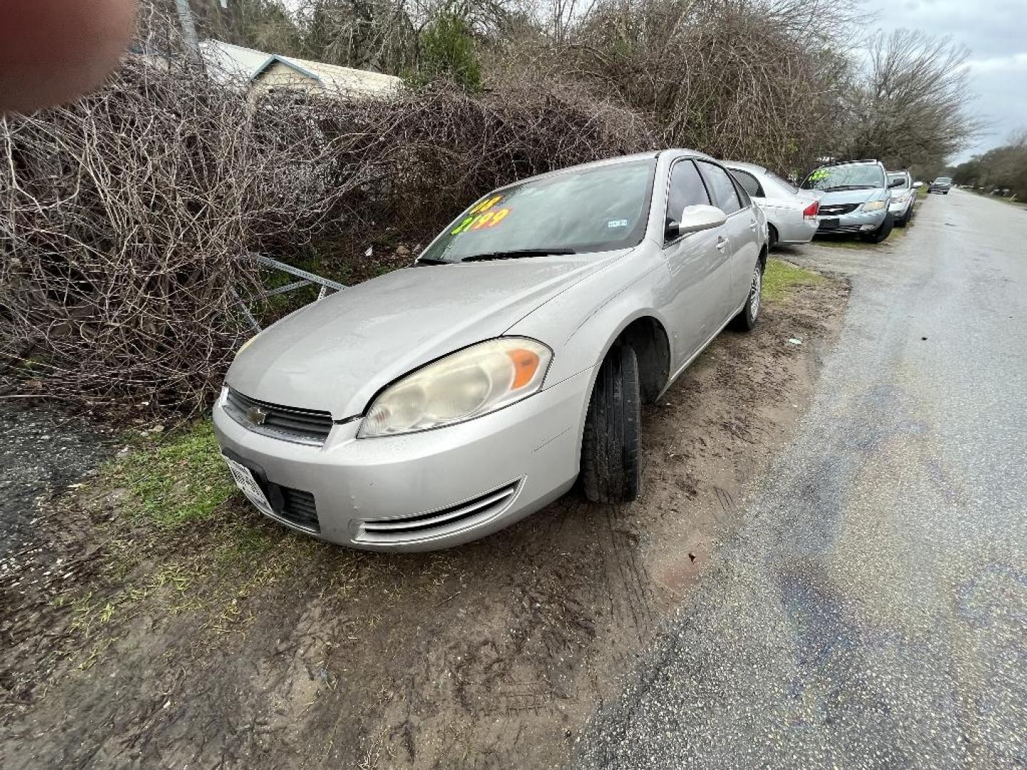 2008 GRAY CHEVROLET IMPALA LS (2G1WB58K189) with an 3.5L V6 OHV 16V FFV engine, AUTOMATIC transmission, located at 2303 West Mt. Houston, Houston, Texas, 77038, (281) 507-3956, 29.771597, -95.339569 - Photo#3