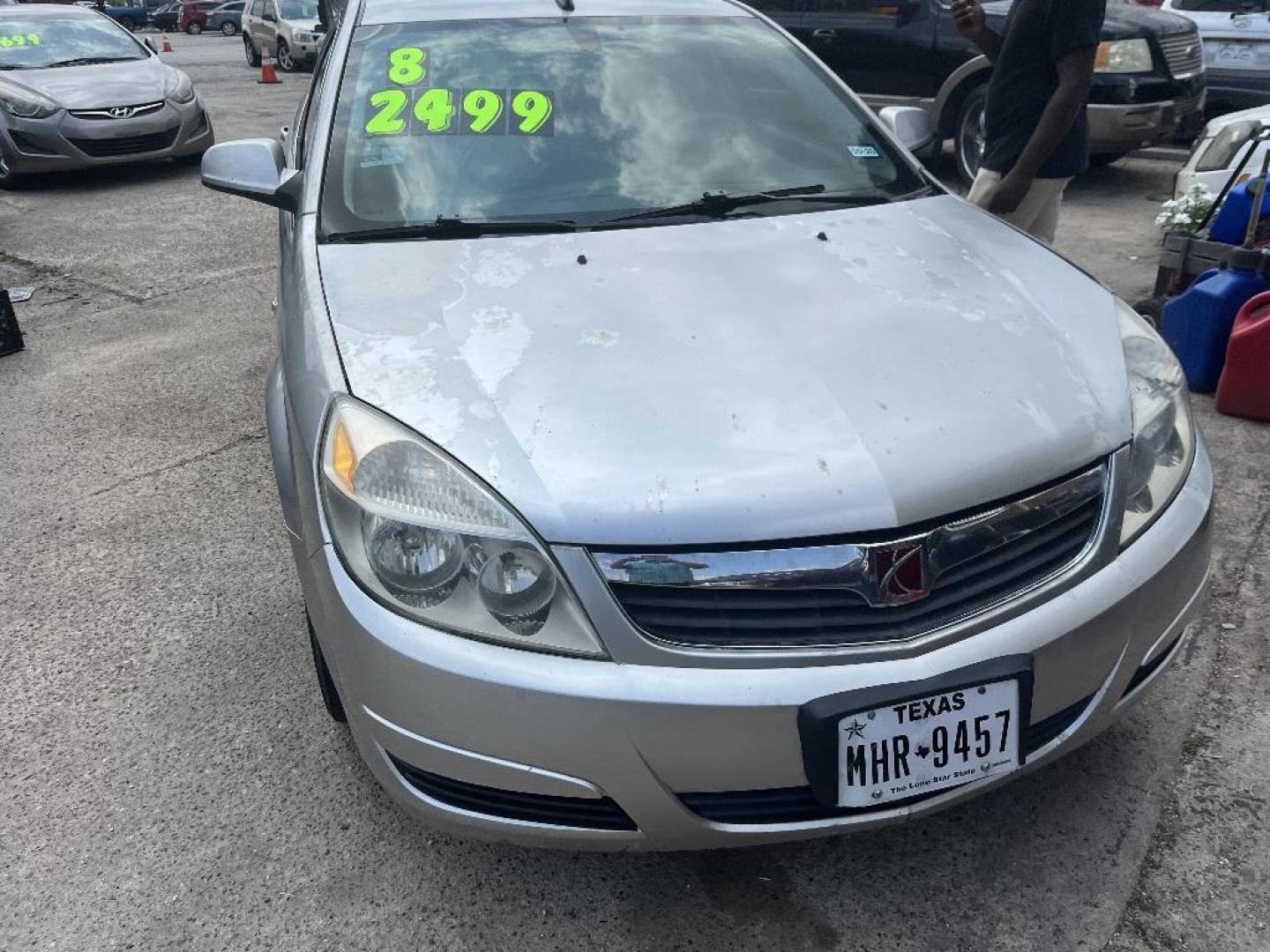 2008 GRAY SATURN AURA XE (1G8ZS57N98F) with an 3.5L V6 12V OHV engine, AUTOMATIC transmission, located at 2303 West Mt. Houston, Houston, 77038, (281) 507-3956, 29.771597, -95.339569 - Photo#1