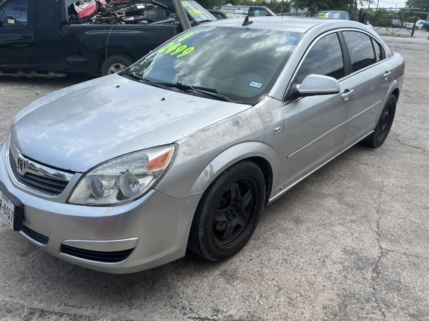 2008 GRAY SATURN AURA XE (1G8ZS57N98F) with an 3.5L V6 12V OHV engine, AUTOMATIC transmission, located at 2303 West Mt. Houston, Houston, Texas, 77038, (281) 507-3956, 29.771597, -95.339569 - Photo#0