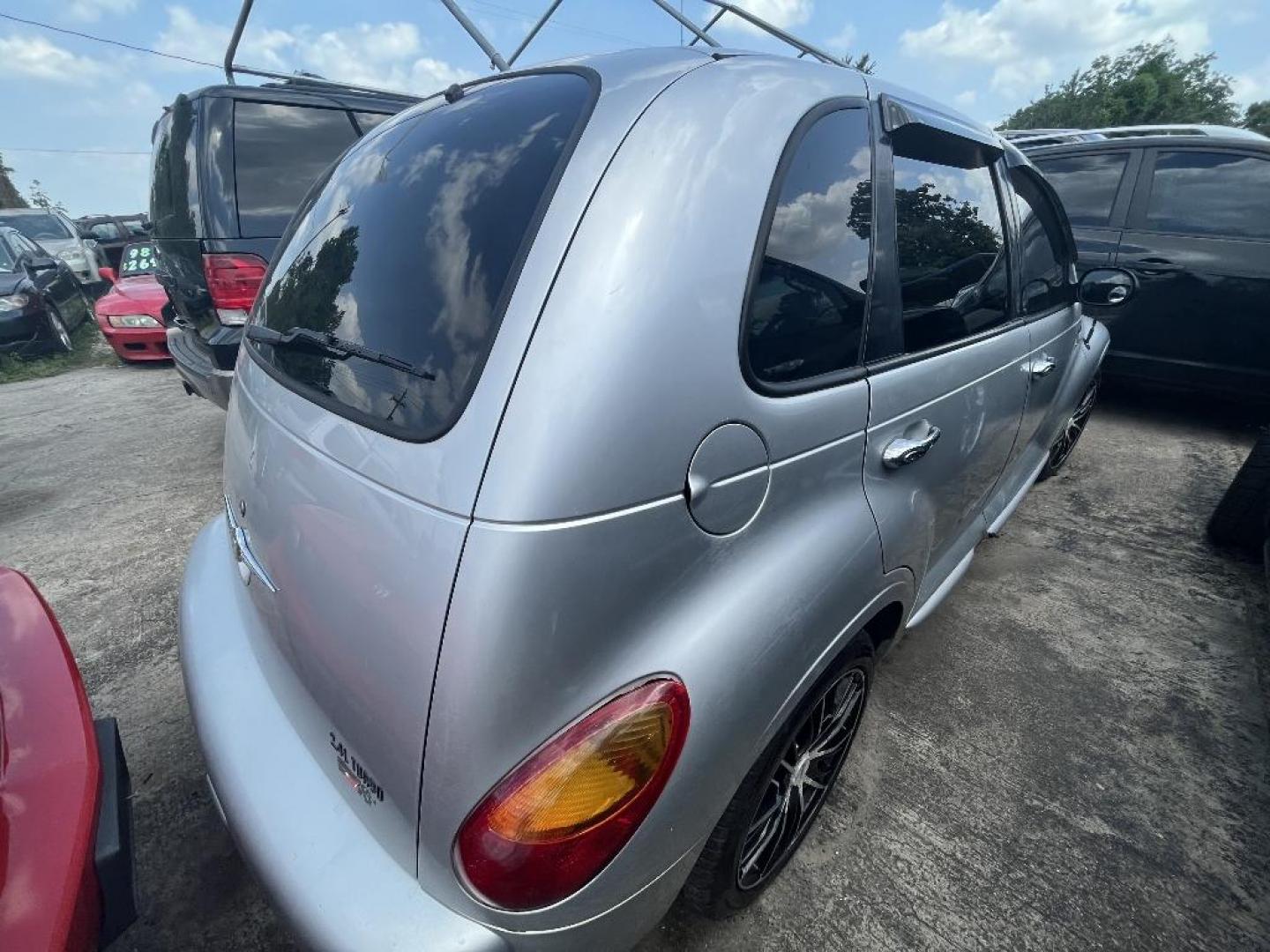 2003 GRAY CHRYSLER PT CRUISER GT (3C4FY78G73T) with an 2.4L L4 DOHC 16V TURBO engine, AUTOMATIC transmission, located at 2303 West Mt. Houston, Houston, Texas, 77038, (281) 507-3956, 29.771597, -95.339569 - Photo#2