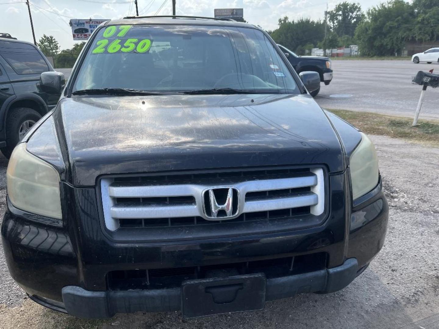 2007 GRAY HONDA PILOT EX 2WD (5FNYF28437B) with an 3.5L V6 SOHC 24V engine, AUTOMATIC transmission, located at 2303 West Mt. Houston, Houston, 77038, (281) 507-3956, 29.771597, -95.339569 - Photo#1