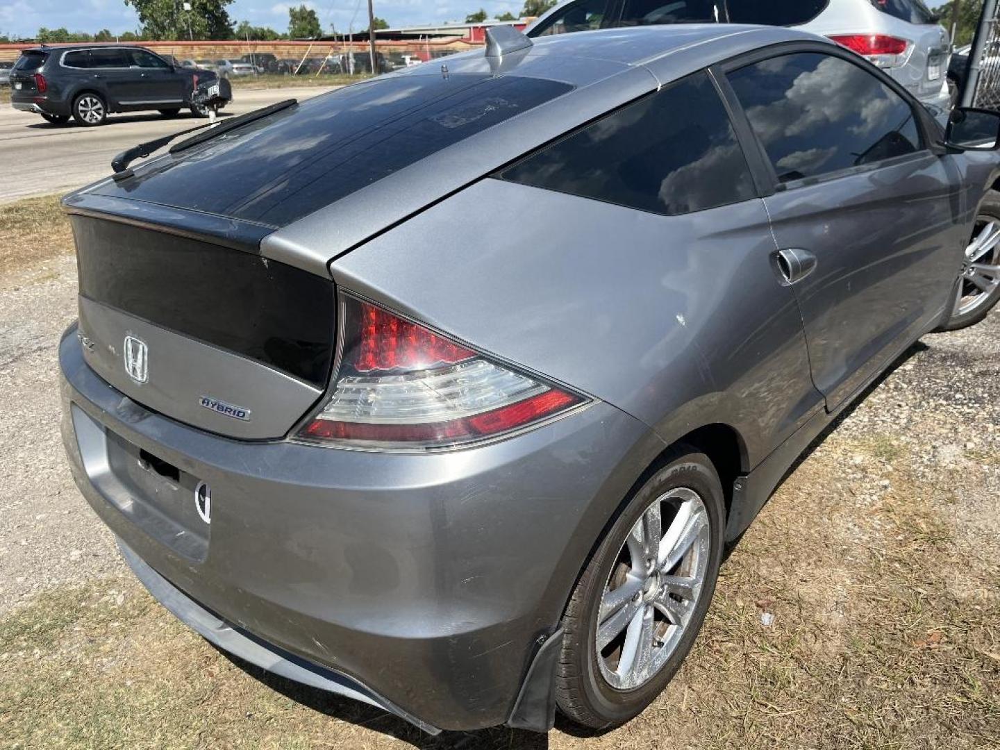 2011 GRAY HONDA CR-Z EX CVT (JHMZF1D62BS) with an 1.5L L4 SOHC 16V HYBRID engine, AUTOMATIC transmission, located at 2303 West Mt. Houston, Houston, 77038, (281) 507-3956, 29.771597, -95.339569 - Photo#2