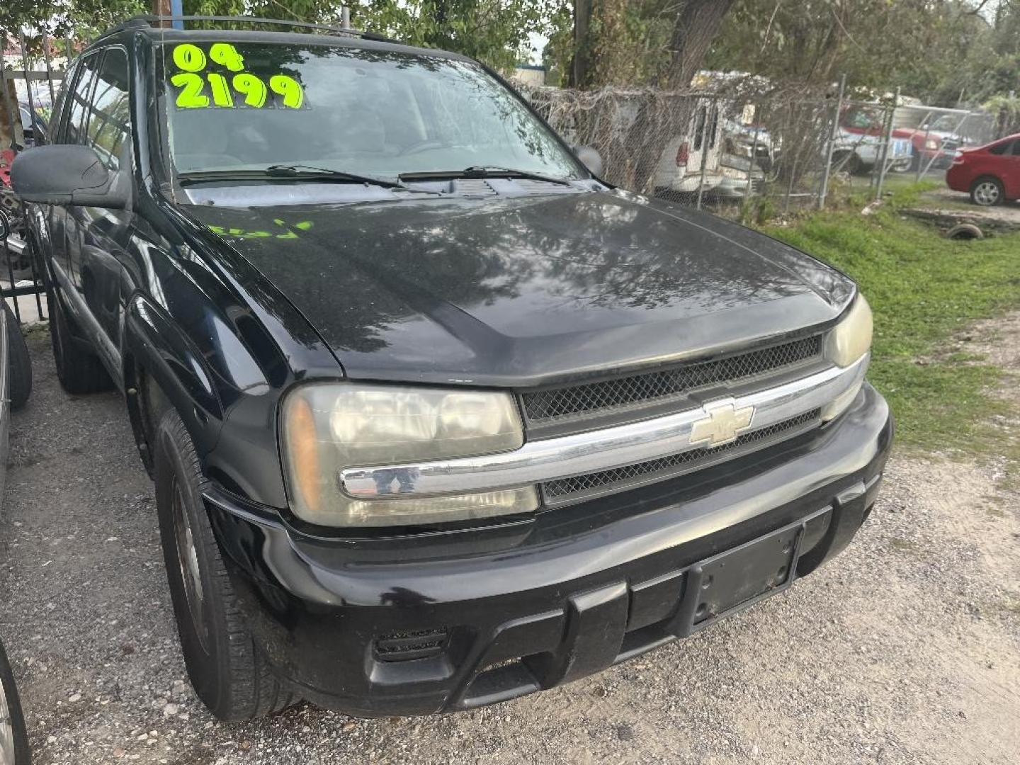 2004 BLUE CHEVROLET TRAILBLAZER LS 2WD (1GNDS13S942) with an 4.2L L6 DOHC 24V engine, AUTOMATIC transmission, located at 2303 West Mt. Houston, Houston, Texas, 77038, (281) 507-3956, 29.771597, -95.339569 - Photo#0