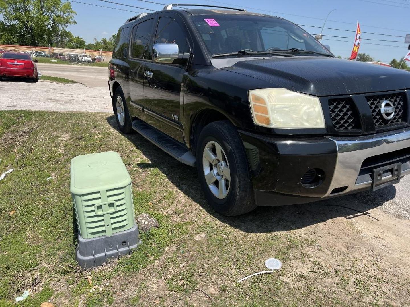 2006 BLACK NISSAN ARMADA LE 2WD (5N1AA08A26N) with an 5.6L V8 DOHC 32V engine, AUTOMATIC transmission, located at 2303 West Mt. Houston, Houston, Texas, 77038, (281) 507-3956, 29.771597, -95.339569 - Photo#1