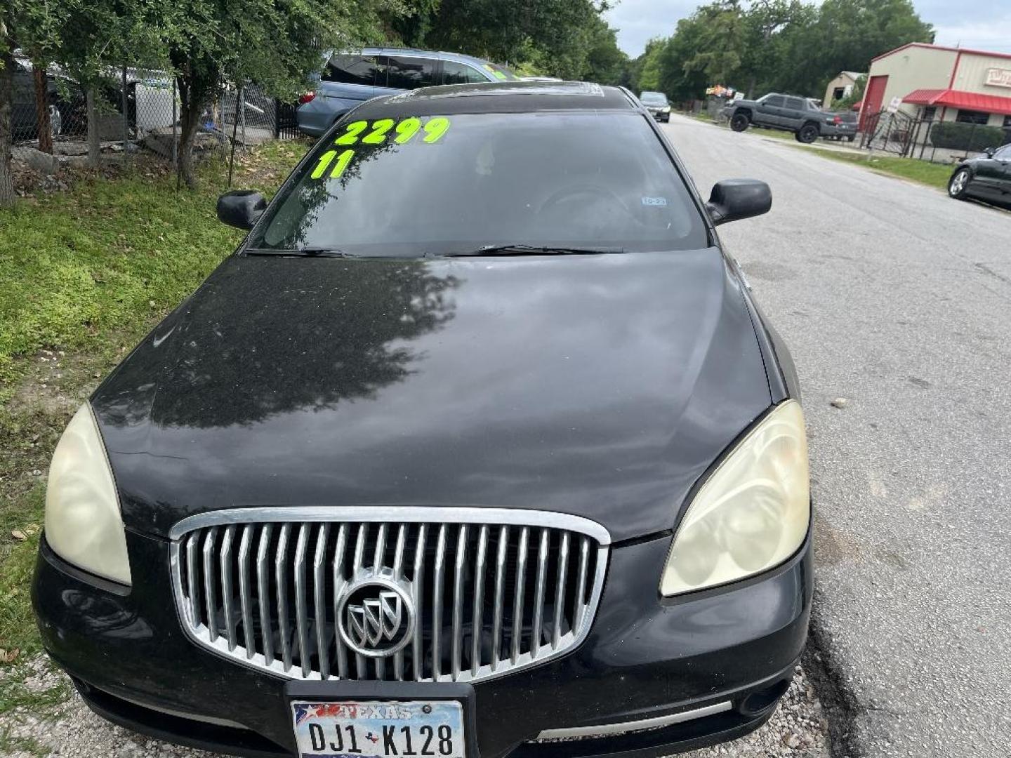 2011 BLACK BUICK LUCERNE CXL (1G4HC5EM6BU) with an 3.9L V6 OHV 12V engine, AUTOMATIC transmission, located at 2303 West Mt. Houston, Houston, Texas, 77038, (281) 507-3956, 29.771597, -95.339569 - Photo#0