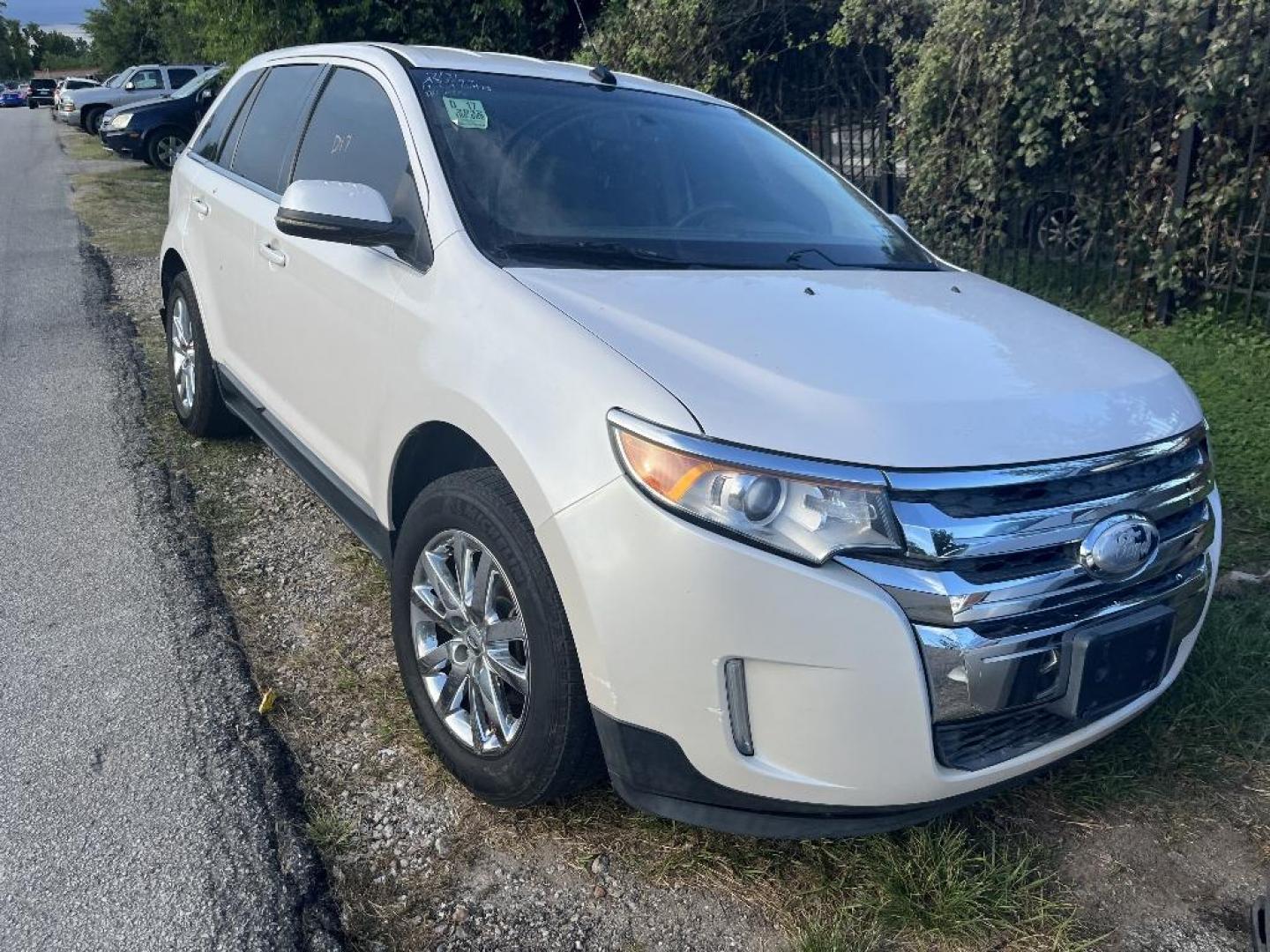 2012 WHITE FORD EDGE Limited FWD (2FMDK3K96CB) with an 2.0L L4 DOHC 16V engine, AUTOMATIC transmission, located at 2303 West Mt. Houston, Houston, Texas, 77038, (281) 507-3956, 29.771597, -95.339569 - Photo#0