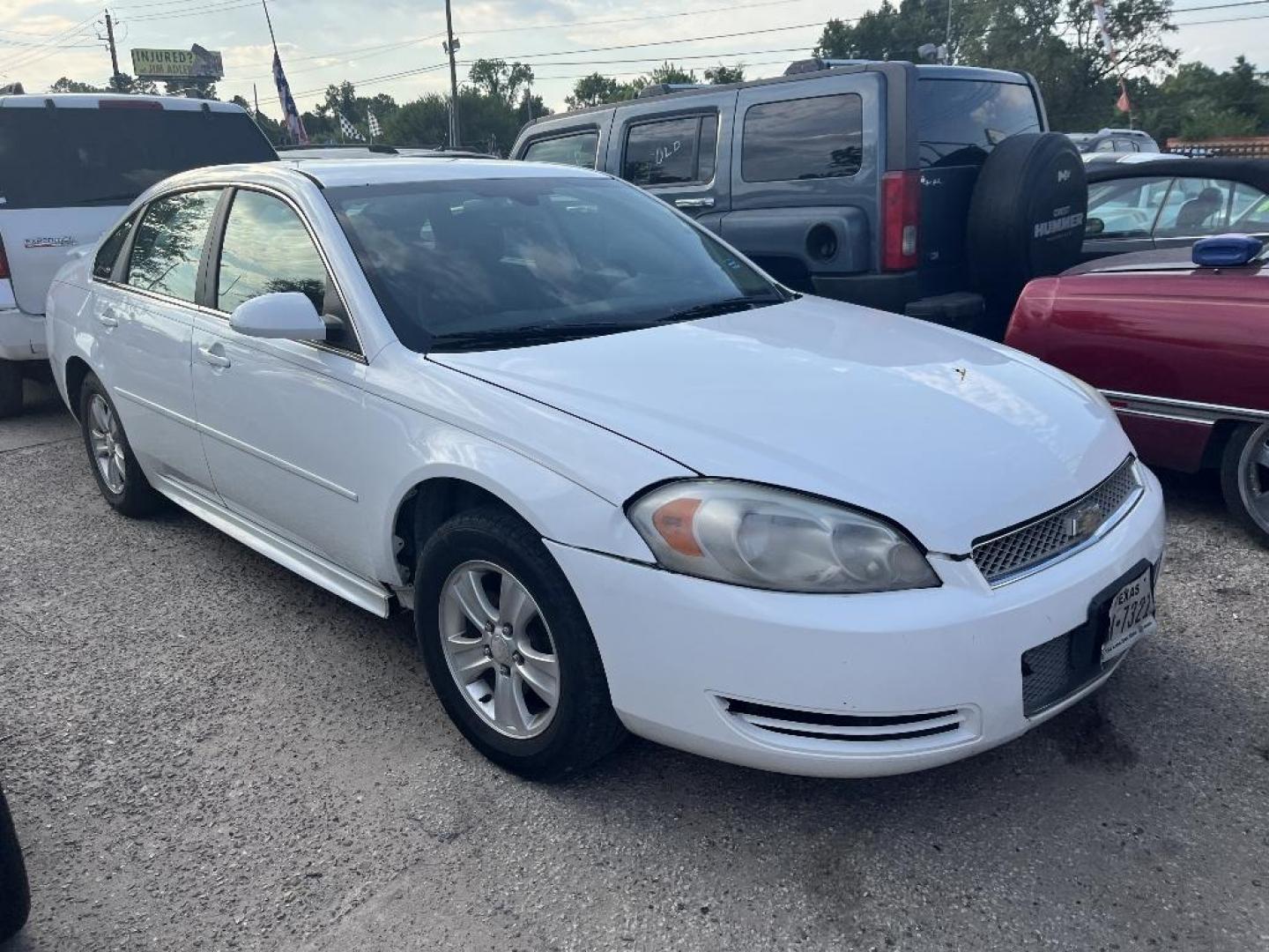 2012 WHITE CHEVROLET IMPALA LS (Fleet) (2G1WF5E39C1) with an 3.6L V6 DOHC 16V FFV engine, AUTOMATIC transmission, located at 2303 West Mt. Houston, Houston, Texas, 77038, (281) 507-3956, 29.771597, -95.339569 - Photo#0