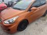 2015 ORANGE HYUNDAI ACCENT GS 5-Door 6A (KMHCT5AE1FU) with an 1.6L L4 DOHC 16V engine, AUTOMATIC transmission, located at 2303 West Mt. Houston, Houston, Texas, 77038, (281) 507-3956, 29.771597, -95.339569 - Photo#2