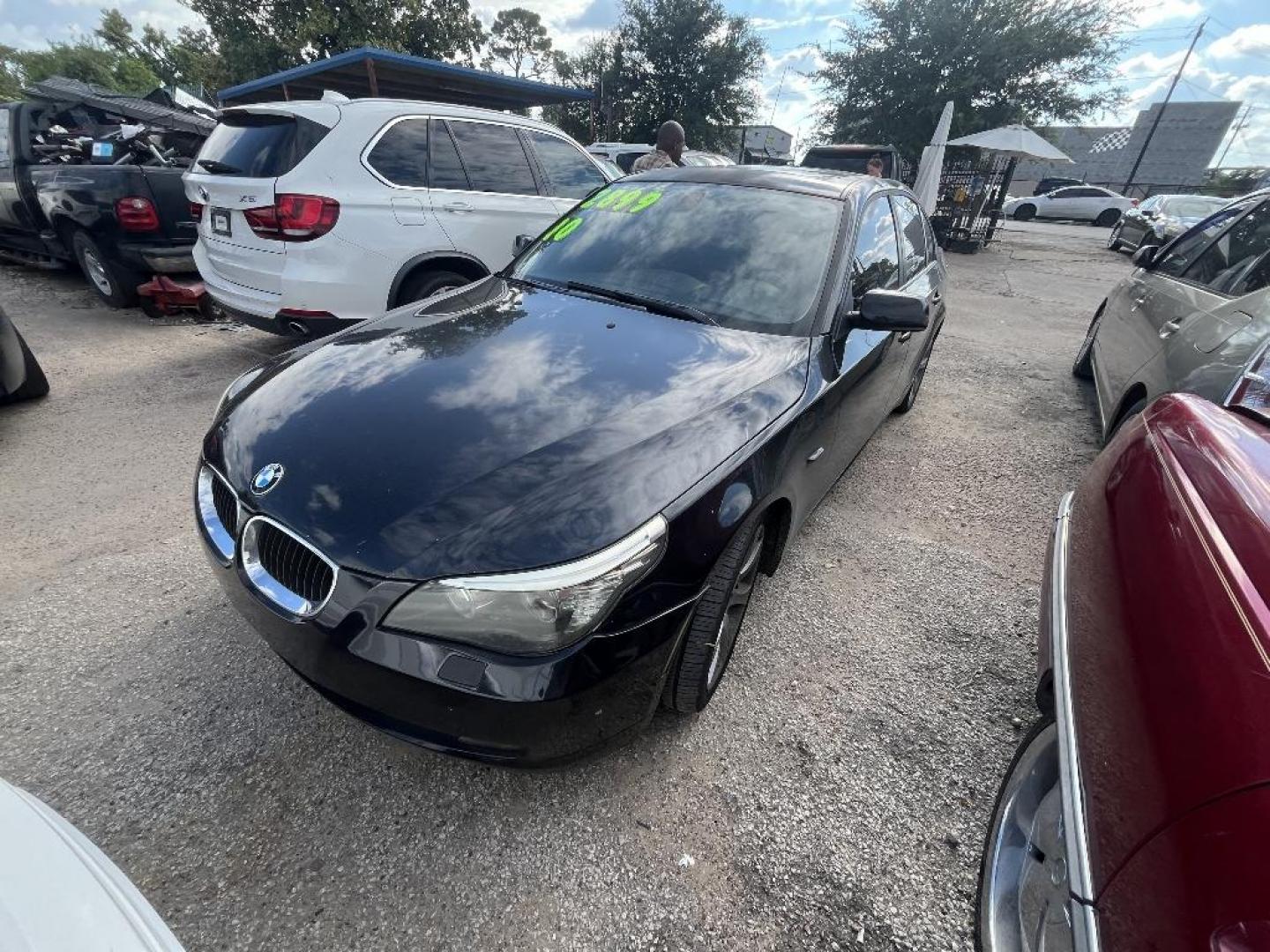 2010 BLACK BMW 5-SERIES 535i (WBANW1C52AC) with an 3.0L L6 DOHC 24V engine, AUTOMATIC transmission, located at 2303 West Mt. Houston, Houston, Texas, 77038, (281) 507-3956, 29.771597, -95.339569 - Photo#2