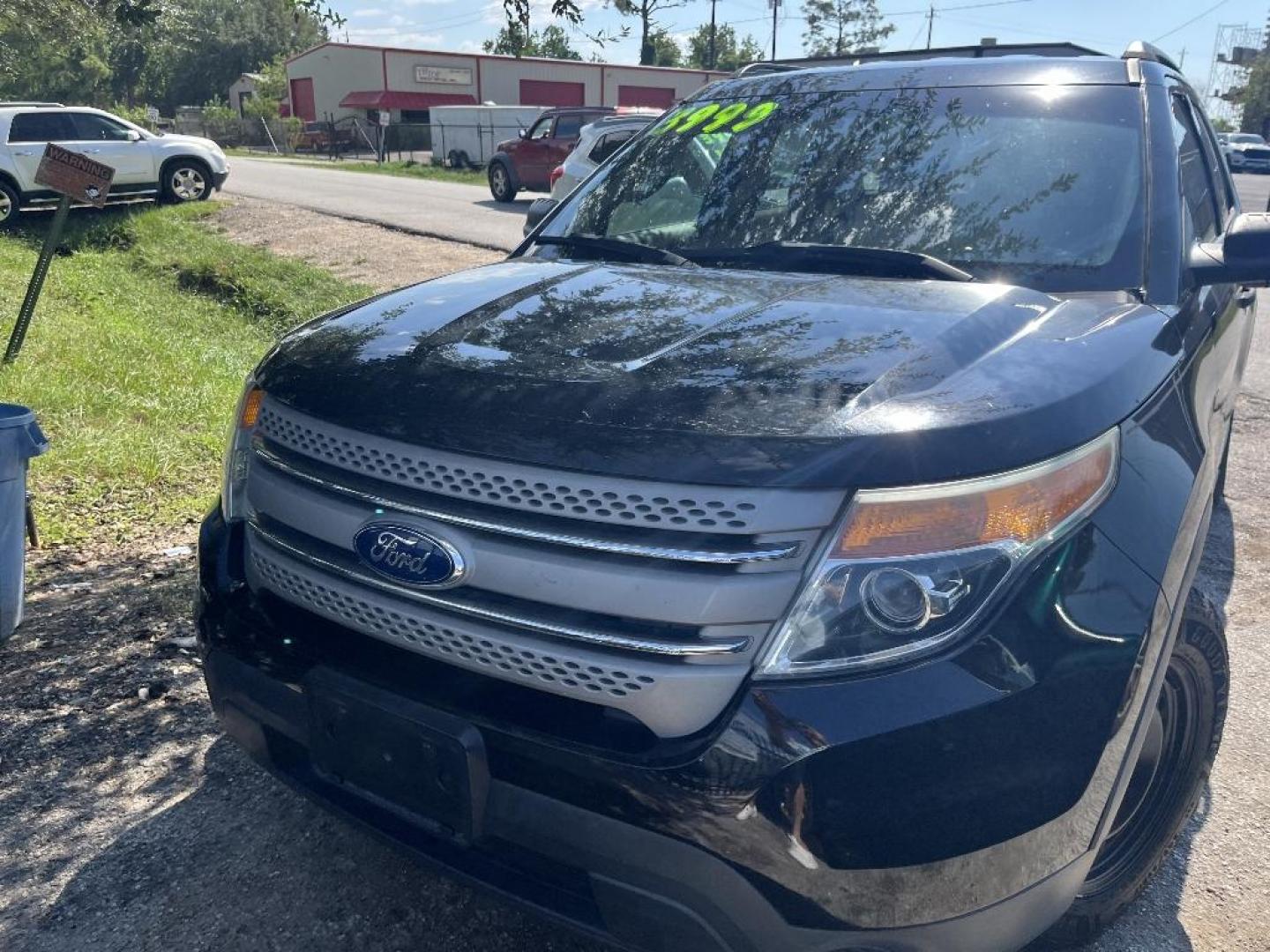 2012 BLACK FORD EXPLORER Base FWD (1FMHK7B97CG) with an 2.0L L4 DOHC 16V TURBO engine, AUTOMATIC transmission, located at 2303 West Mt. Houston, Houston, Texas, 77038, (281) 507-3956, 29.771597, -95.339569 - Photo#0