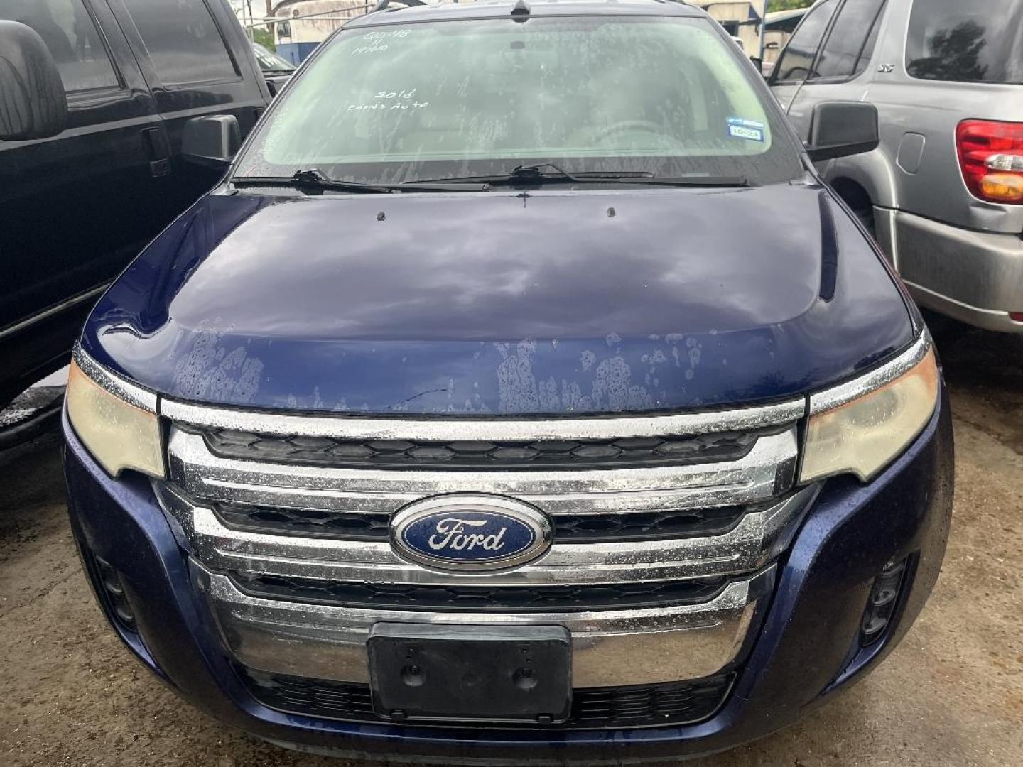 2011 BLUE FORD EDGE SE FWD (2FMDK3GC6BB) with an 3.5L V6 DOHC 24V engine, AUTOMATIC transmission, located at 2303 West Mt. Houston, Houston, Texas, 77038, (281) 507-3956, 29.771597, -95.339569 - Photo#0