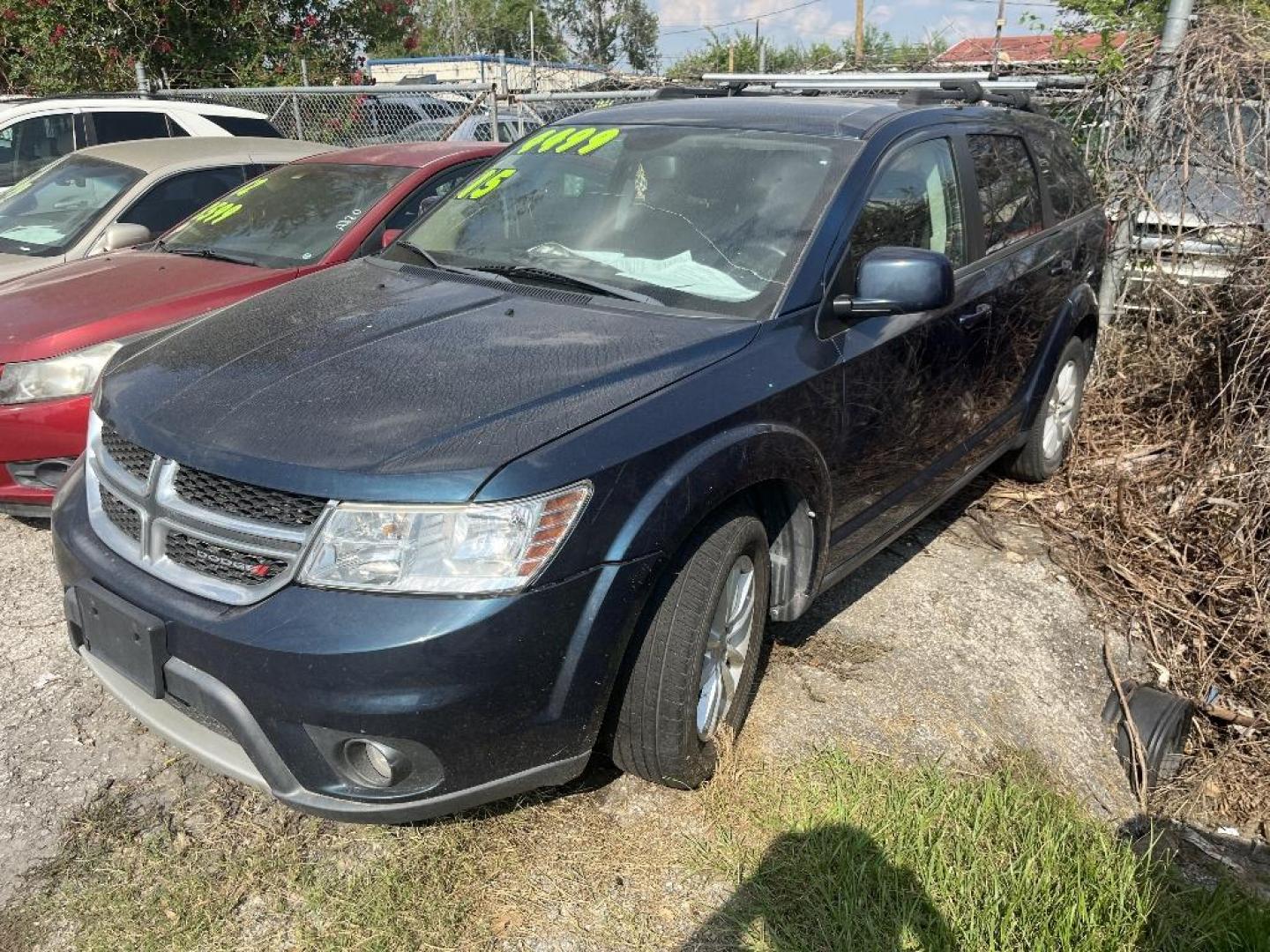 2015 GREEN DODGE JOURNEY SXT (3C4PDCBB9FT) with an 2.4L L6 DOHC 16V engine, AUTOMATIC transmission, located at 2303 West Mt. Houston, Houston, Texas, 77038, (281) 507-3956, 29.771597, -95.339569 - Photo#5