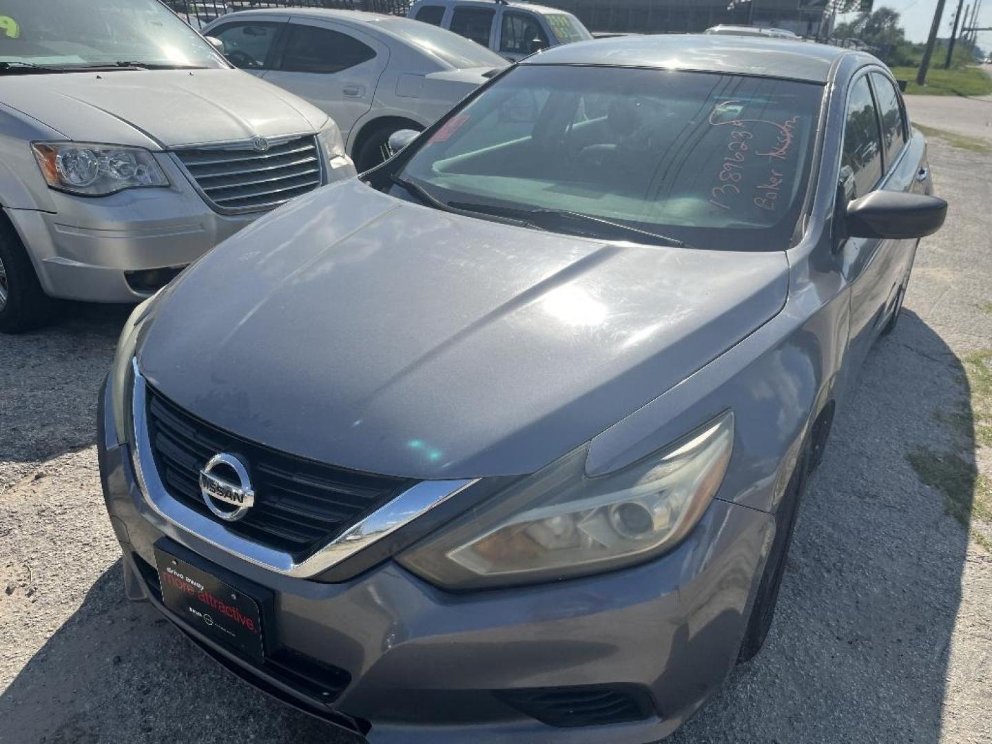 2016 GRAY NISSAN ALTIMA 2.5 S (1N4AL3AP9GC) with an 2.5L L4 DOHC 16V engine, AUTOMATIC transmission, located at 2303 West Mt. Houston, Houston, Texas, 77038, (281) 507-3956, 29.771597, -95.339569 - Photo#0