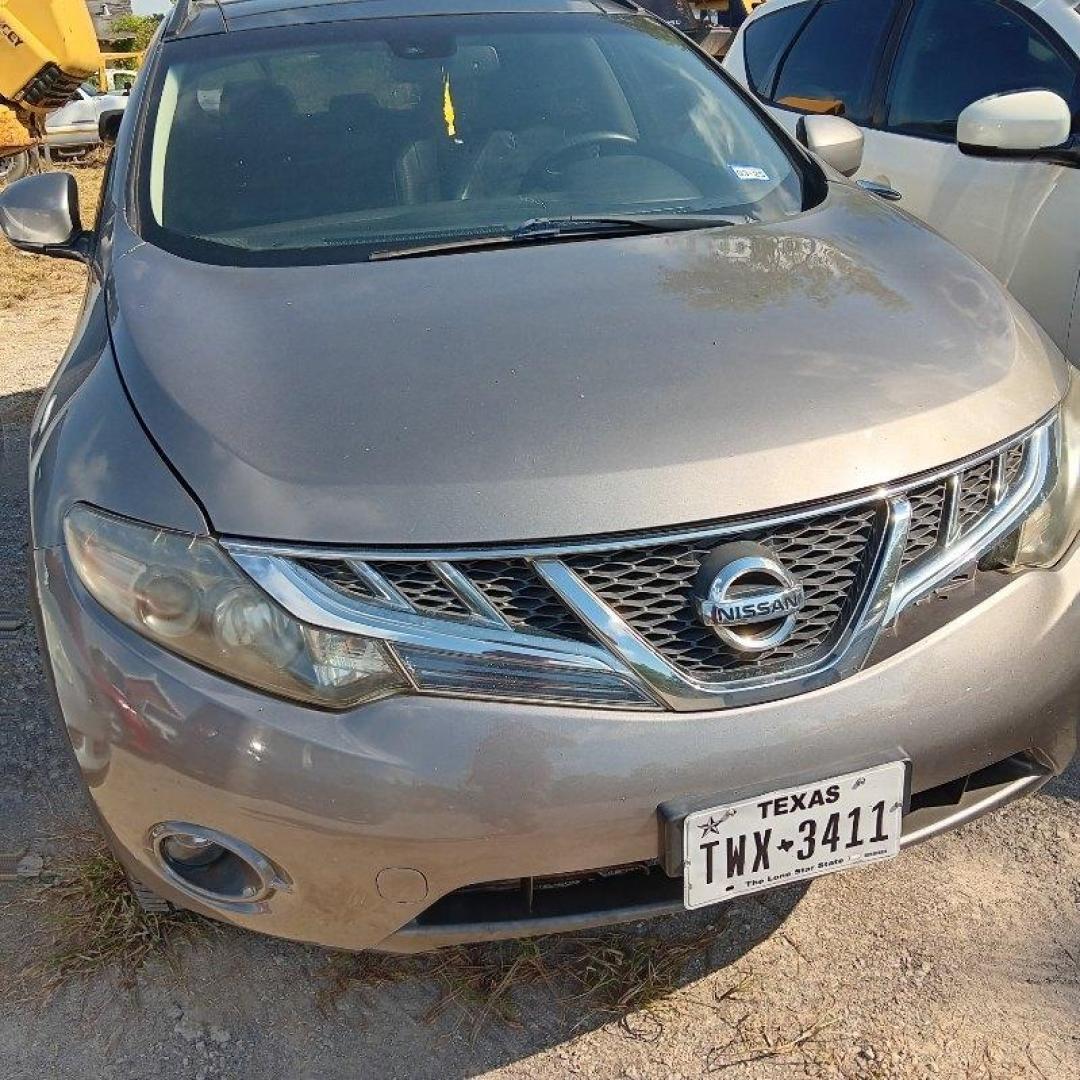 2012 GRAY NISSAN MURANO SV (JN8AZ1MU5CW) with an 3.5L V6 DOHC 24V engine, AUTOMATIC transmission, located at 2303 West Mt. Houston, Houston, Texas, 77038, (281) 507-3956, 29.771597, -95.339569 - Photo#0