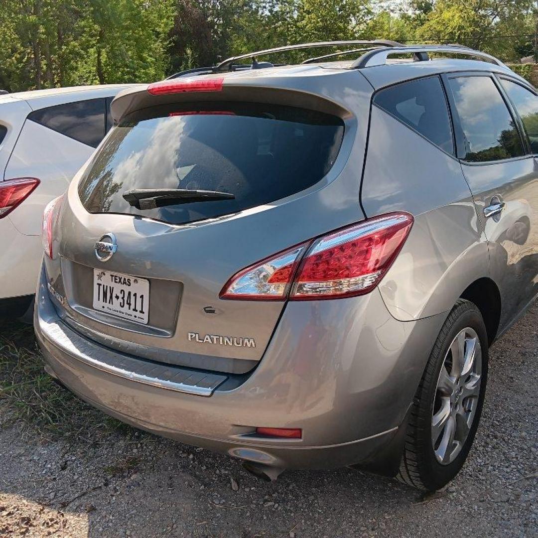 2012 GRAY NISSAN MURANO SV (JN8AZ1MU5CW) with an 3.5L V6 DOHC 24V engine, AUTOMATIC transmission, located at 2303 West Mt. Houston, Houston, Texas, 77038, (281) 507-3956, 29.771597, -95.339569 - Photo#1