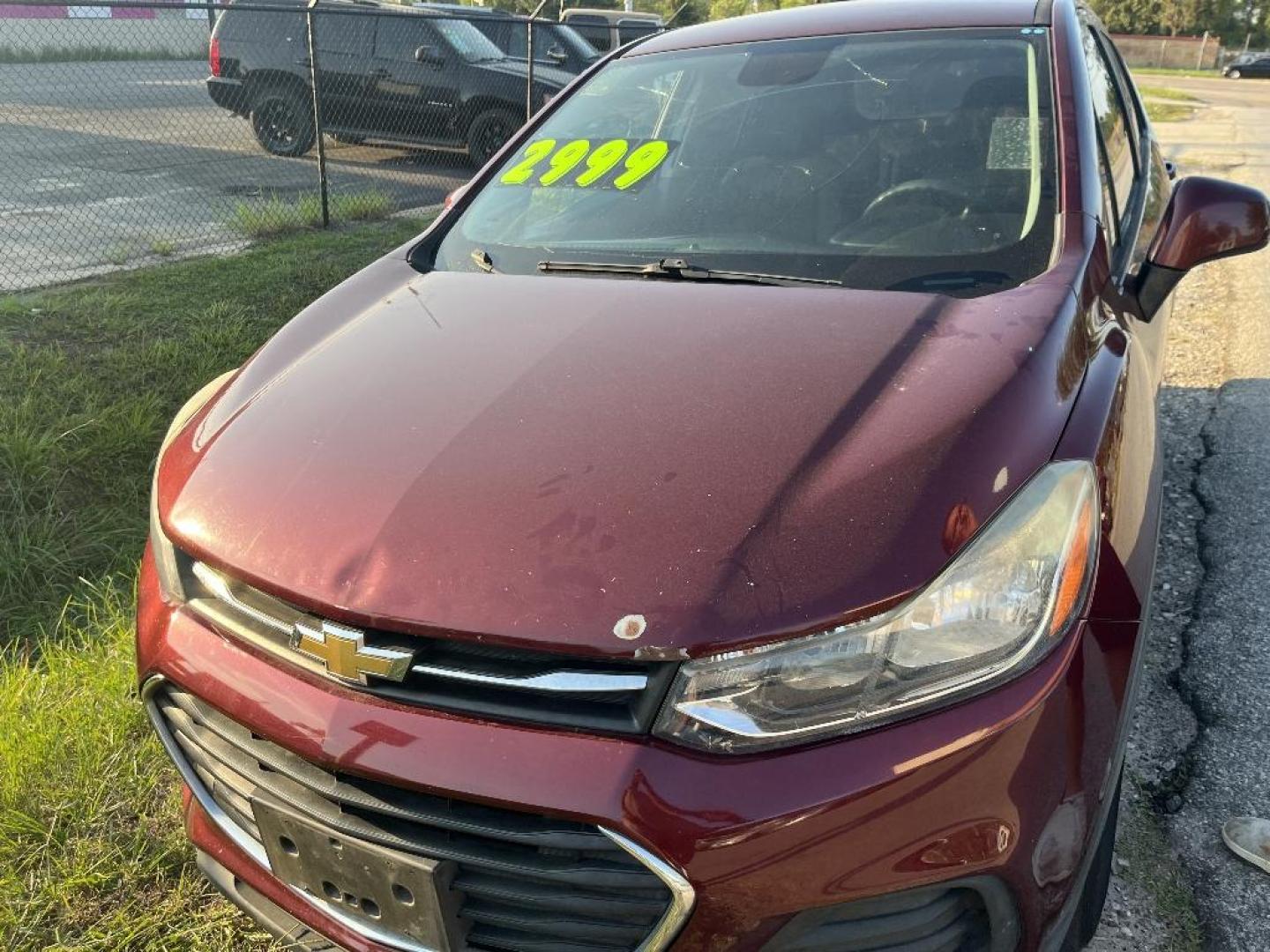 2017 RED CHEVROLET TRAX LS FWD (3GNCJKSB7HL) with an 1.4L L4 DOHC 16V engine, AUTOMATIC transmission, located at 2303 West Mt. Houston, Houston, Texas, 77038, (281) 507-3956, 29.771597, -95.339569 - Photo#2