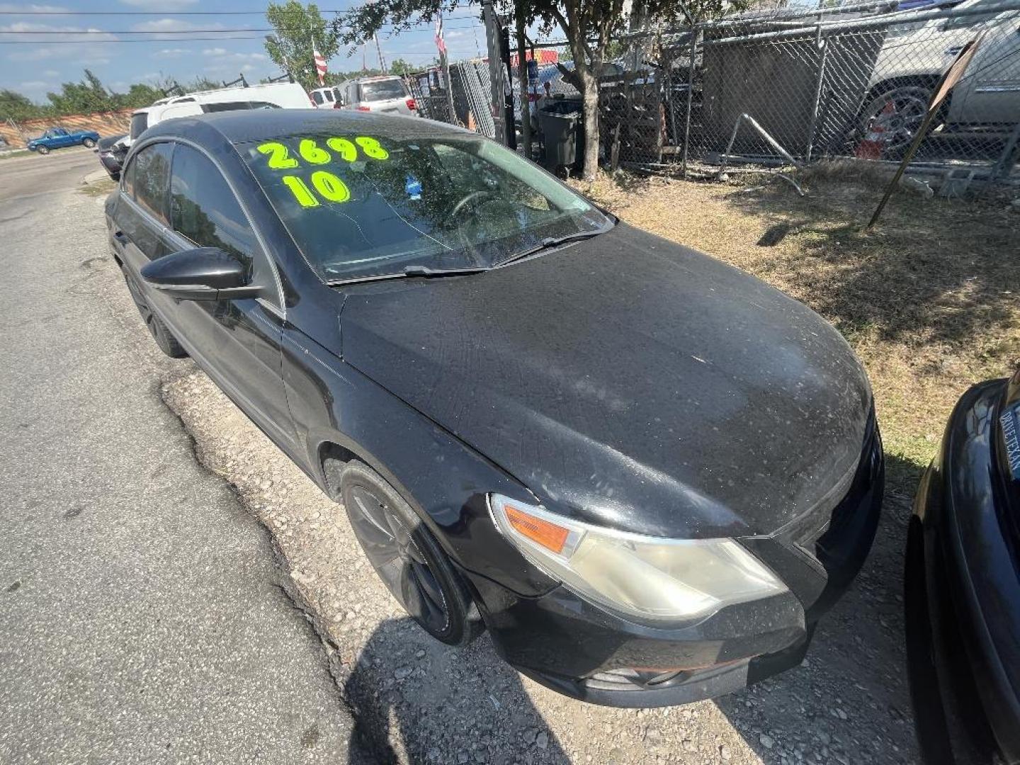 2010 BLACK VOLKSWAGEN CC Sport PZEV (WVWNN7AN5AE) with an 2.0L L4 DOHC 16V TURBO engine, MANUAL transmission, located at 2303 West Mt. Houston, Houston, Texas, 77038, (281) 507-3956, 29.771597, -95.339569 - Photo#7