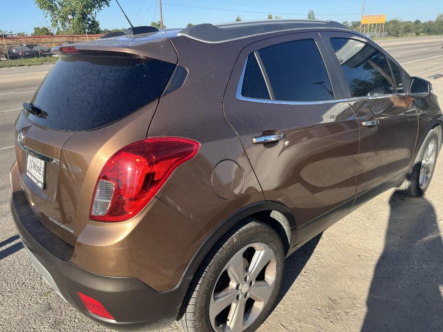 2016 BEIGE BUICK ENCORE Base FWD (KL4CJASB5GB) with an 1.4L L4 DOHC 16V TURBO engine, AUTOMATIC transmission, located at 2303 West Mt. Houston, Houston, Texas, 77038, (281) 507-3956, 29.771597, -95.339569 - Photo#2