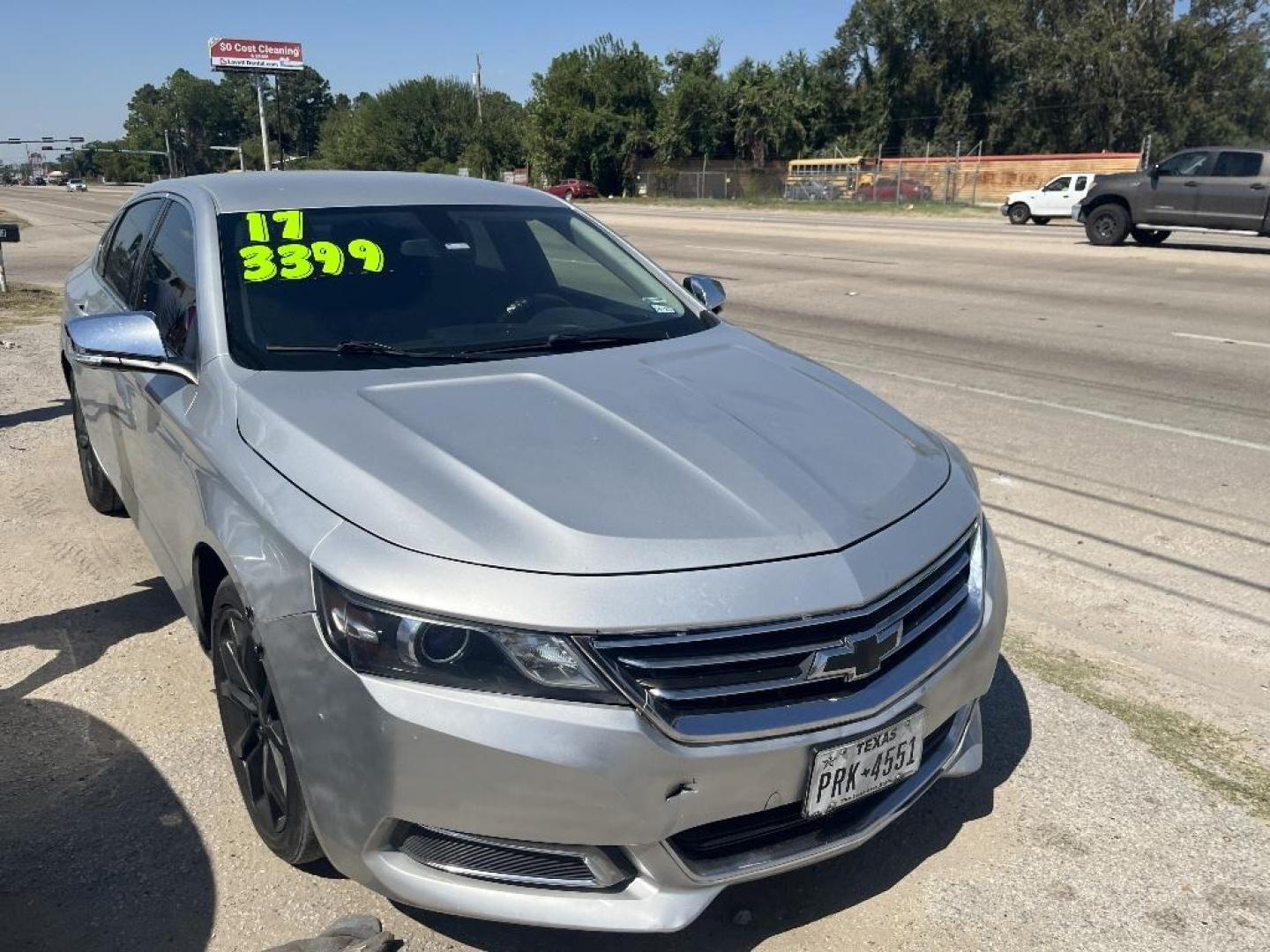 2017 GRAY CHEVROLET IMPALA LT (2G1105S35H9) with an 3.6L V6 DOHC 24V engine, AUTOMATIC transmission, located at 2303 West Mt. Houston, Houston, Texas, 77038, (281) 507-3956, 29.771597, -95.339569 - Photo#1