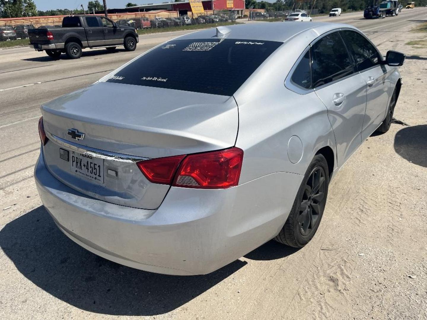 2017 GRAY CHEVROLET IMPALA LT (2G1105S35H9) with an 3.6L V6 DOHC 24V engine, AUTOMATIC transmission, located at 2303 West Mt. Houston, Houston, Texas, 77038, (281) 507-3956, 29.771597, -95.339569 - Photo#2