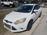 2014 WHITE FORD FOCUS SE Sedan (1FADP3F20EL) with an 2.0L L4 DOHC 16V engine, AUTOMATIC transmission, located at 2303 West Mt. Houston, Houston, Texas, 77038, (281) 507-3956, 29.771597, -95.339569 - Photo#0