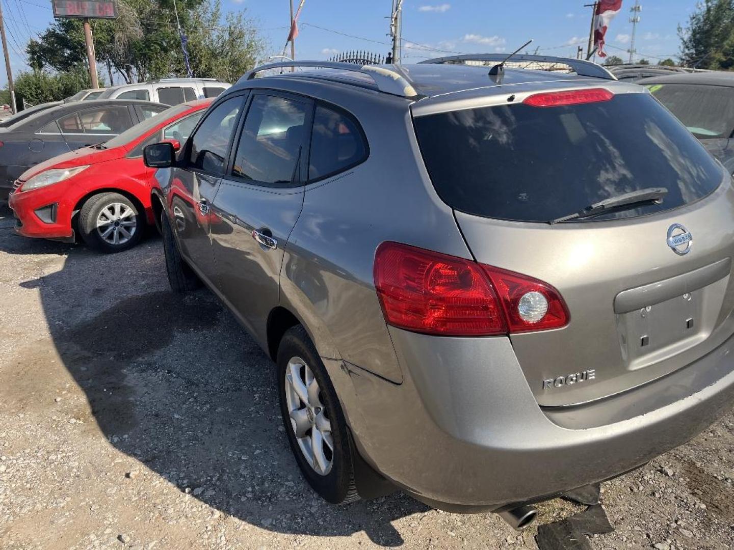 2010 BLUE NISSAN ROGUE S 2WD (JN8AS5MT4AW) with an 2.5L L4 DOHC 16V engine, AUTOMATIC transmission, located at 2303 West Mt. Houston, Houston, Texas, 77038, (281) 507-3956, 29.771597, -95.339569 - Photo#0