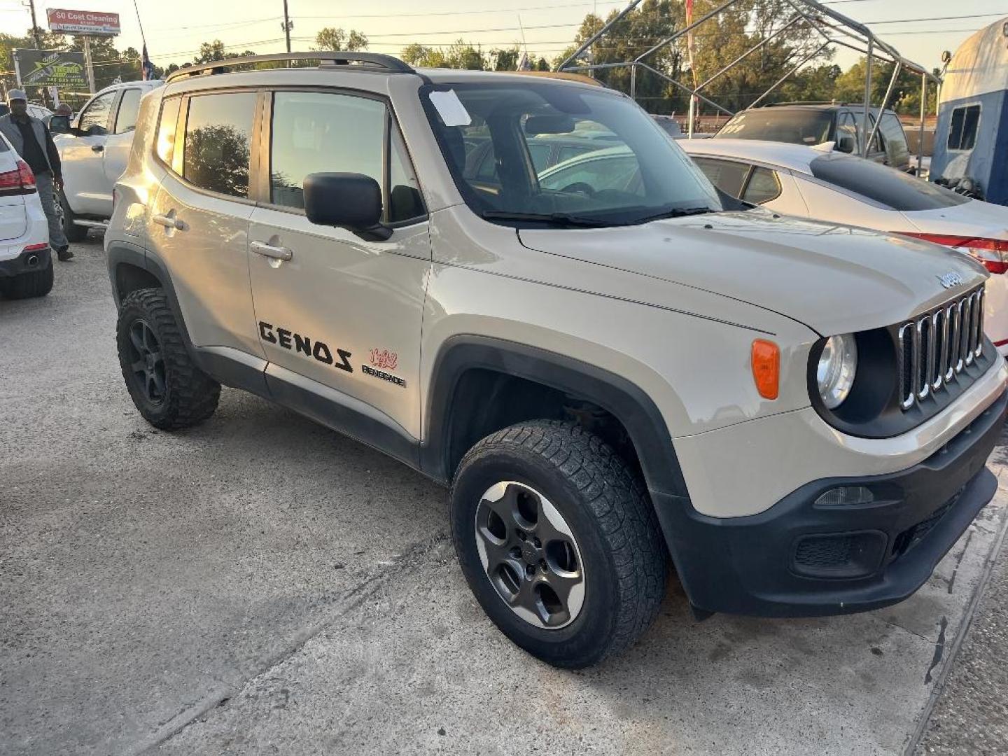 2016 BROWN JEEP RENEGADE Sport 4WD (ZACCJBAT1GP) with an 2.4L L4 DOHC 16V engine, AUTOMATIC transmission, located at 2303 West Mt. Houston, Houston, Texas, 77038, (281) 507-3956, 29.771597, -95.339569 - Photo#0