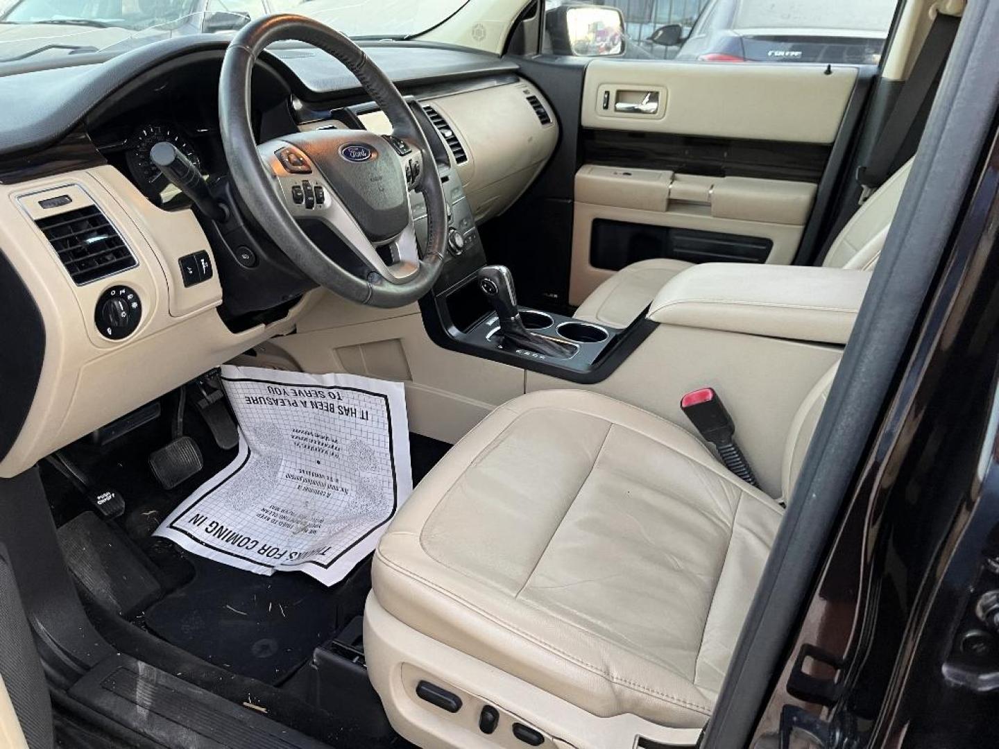 2014 BROWN FORD FLEX SEL FWD (2FMGK5C86EB) with an 3.5L V6 DOHC 24V engine, AUTOMATIC transmission, located at 2303 West Mt. Houston, Houston, 77038, (281) 507-3956, 29.771597, -95.339569 - Photo#3