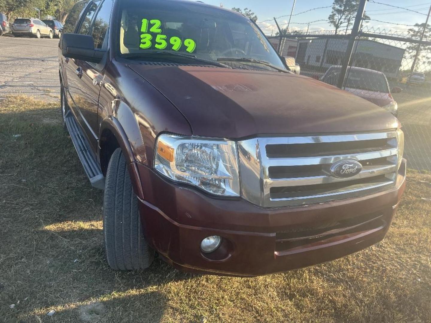 2012 MAROON FORD EXPEDITION EL King Ranch 2WD (1FMJK1H56CE) with an 5.4L V8 SOHC 16V FFV engine, AUTOMATIC transmission, located at 2303 West Mt. Houston, Houston, 77038, (281) 507-3956, 29.771597, -95.339569 - Photo#0