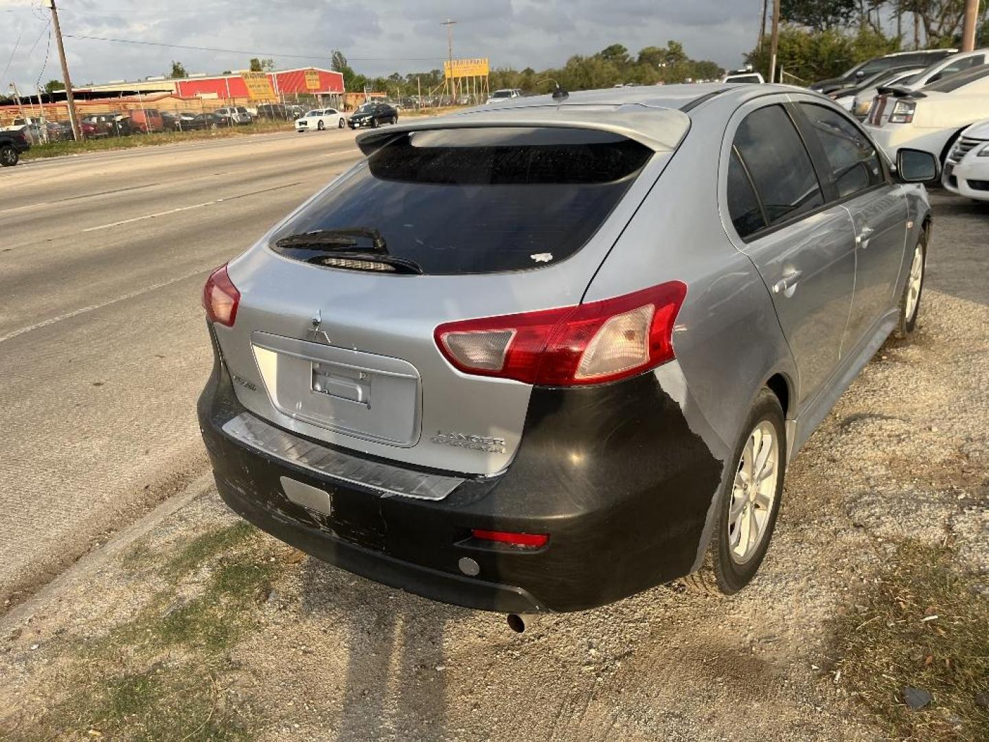 2011 GRAY MITSUBISHI LANCER SPORTBACK ES (JA32X2HU5BU) with an 2.0L L4 SOHC 16V engine, AUTOMATIC transmission, located at 2303 West Mt. Houston, Houston, 77038, (281) 507-3956, 29.771597, -95.339569 - Photo#2