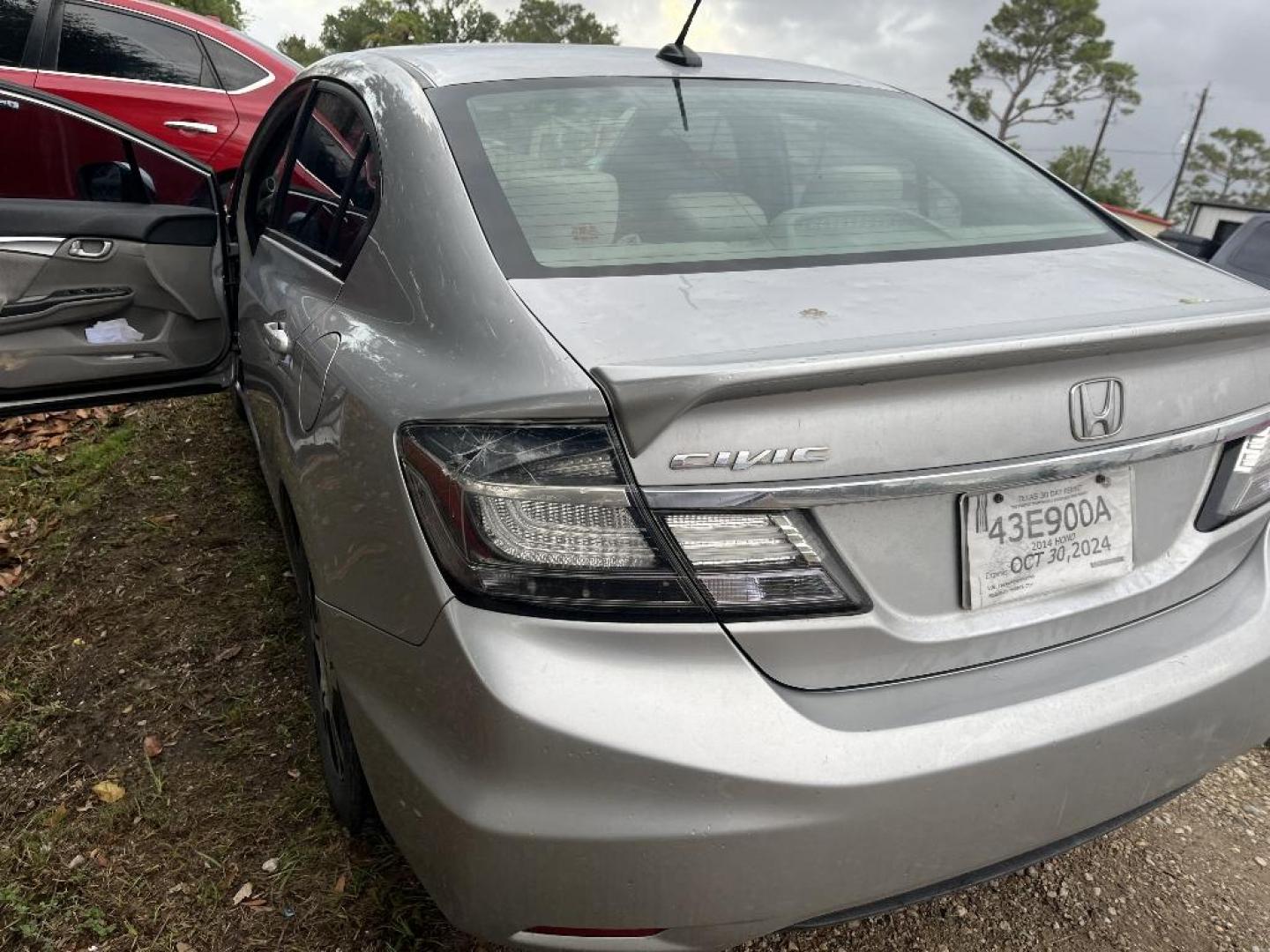 2014 GRAY HONDA CIVIC HYBRID CVT (19XFB4F29EE) with an 1.3L L4 SOHC 8V HYBRID engine, AUTOMATIC transmission, located at 2303 West Mt. Houston, Houston, 77038, (281) 507-3956, 29.771597, -95.339569 - Photo#1