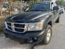 2008 BLACK DODGE DAKOTA SLT Crew Cab 4WD (1D3HW48N28S) with an 4.7L V8 SOHC 16V engine, AUTOMATIC transmission, located at 2303 West Mt. Houston, Houston, 77038, (281) 507-3956, 29.771597, -95.339569 - Photo#1