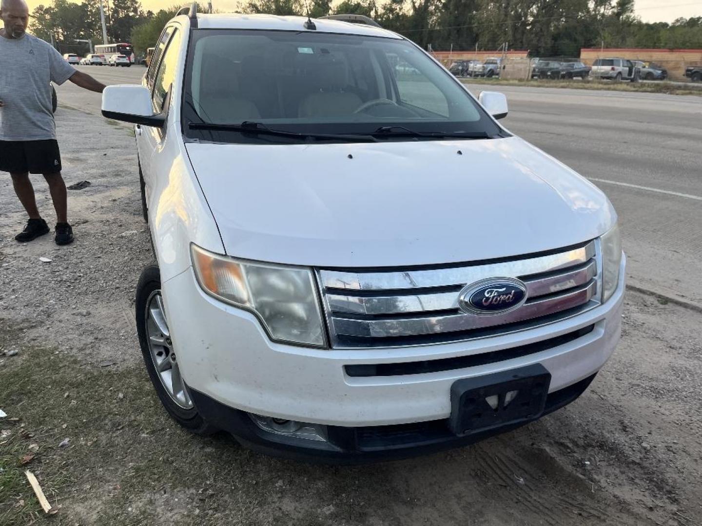 2010 GRAY FORD EDGE SEL FWD (2FMDK3JC7AB) with an 3.5L V6 DOHC 24V engine, AUTOMATIC transmission, located at 2303 West Mt. Houston, Houston, 77038, (281) 507-3956, 29.771597, -95.339569 - Photo#0