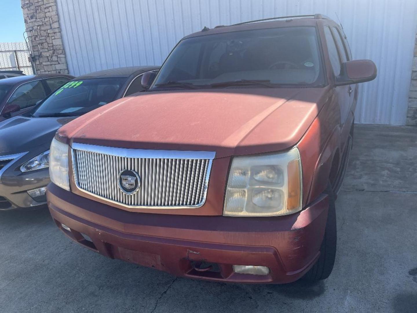 2003 RED CADILLAC ESCALADE AWD (1GYEK63N93R) with an 6.0L V8 OHV 16V engine, AUTOMATIC transmission, located at 2303 West Mt. Houston, Houston, 77038, (281) 507-3956, 29.771597, -95.339569 - Photo#0