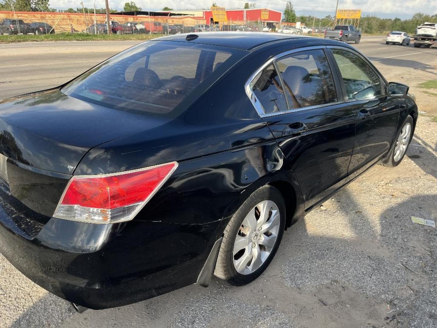 2010 BLACK HONDA ACCORD EX-L Sedan AT (1HGCP2F84AA) with an 2.4L L4 DOHC 16V engine, AUTOMATIC transmission, located at 2303 West Mt. Houston, Houston, 77038, (281) 507-3956, 29.771597, -95.339569 - Photo#4