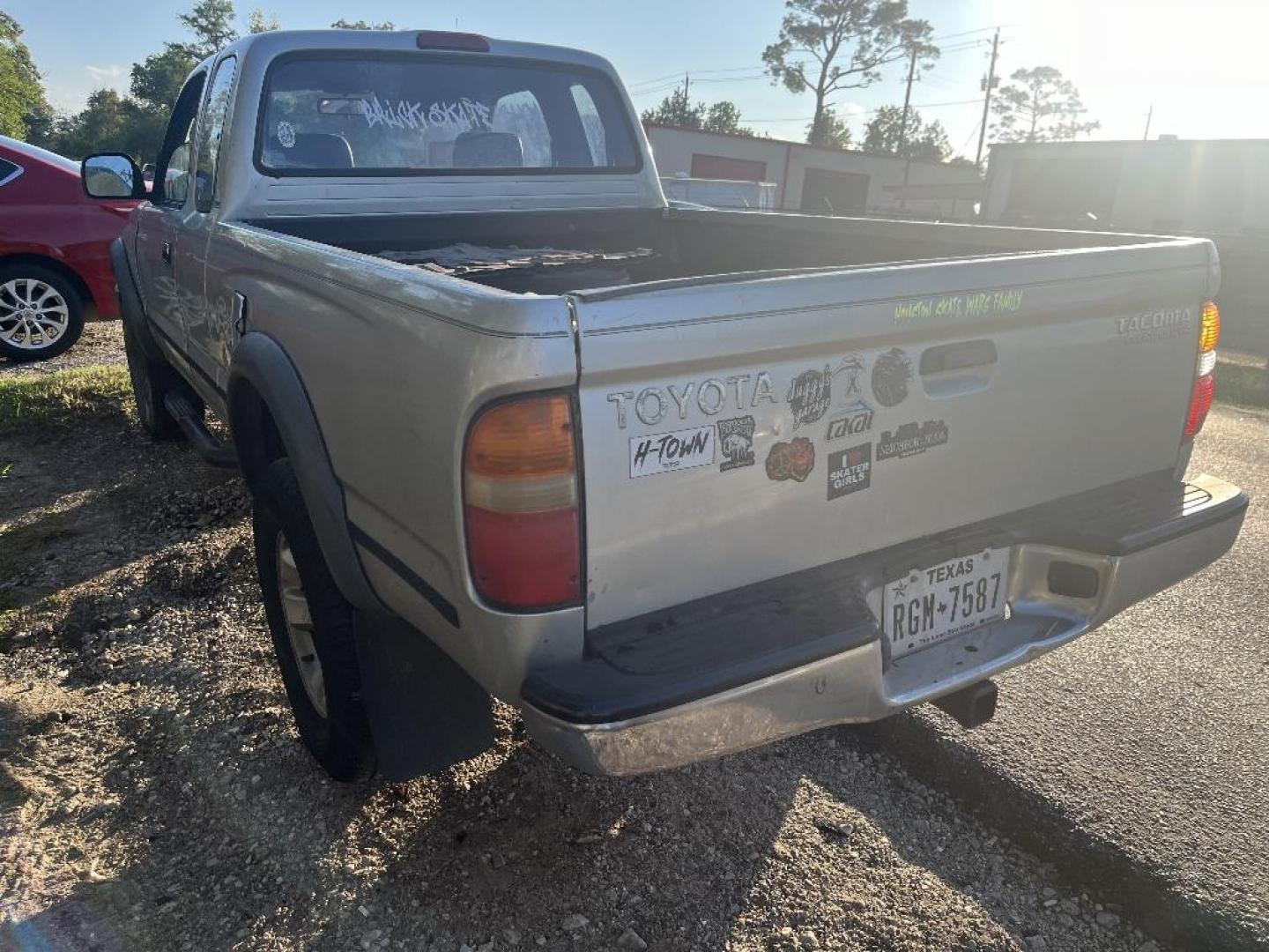 2003 GRAY TOYOTA TACOMA PreRunner Xtracab V6 2WD (5TESN92NX3Z) with an 3.4L V6 DOHC 24V engine, AUTOMATIC transmission, located at 2303 West Mt. Houston, Houston, 77038, (281) 507-3956, 29.771597, -95.339569 - Photo#3