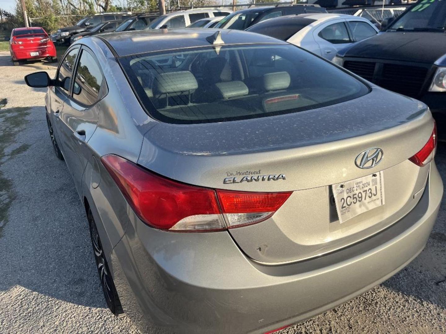 2013 GRAY HYUNDAI ELANTRA Limited (KMHDH4AE4DU) with an 1.8L L4 DOHC 16V engine, AUTOMATIC transmission, located at 2303 West Mt. Houston, Houston, 77038, (281) 507-3956, 29.771597, -95.339569 - Photo#1