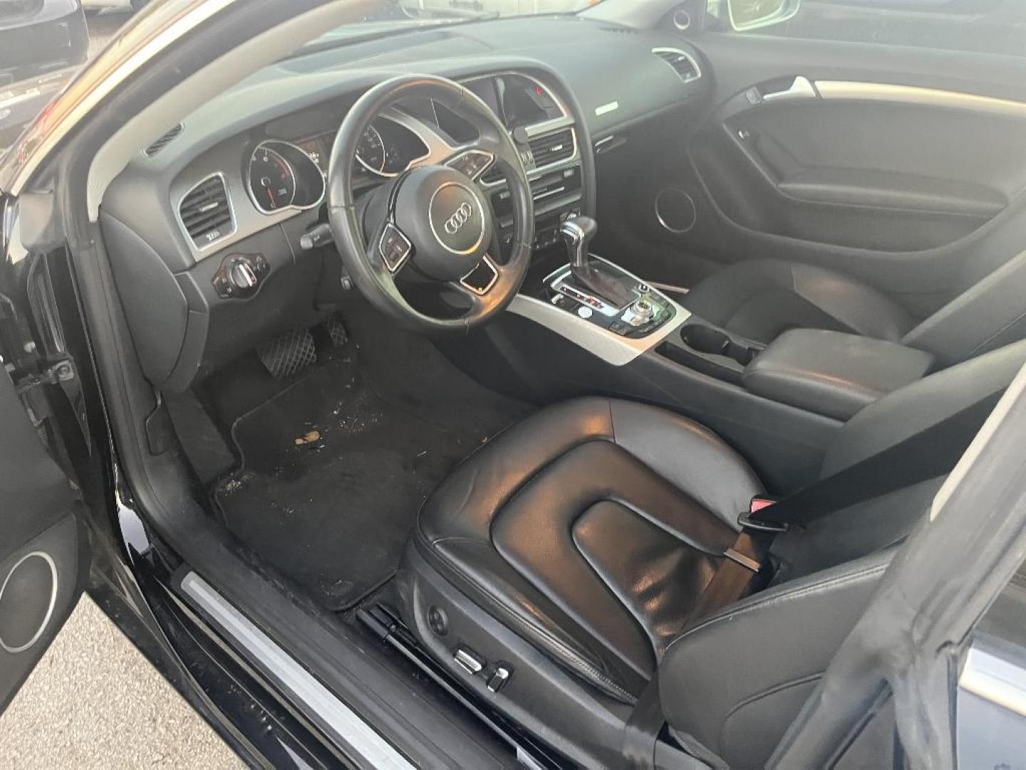 2014 BLACK AUDI A5 Coupe 2.0T quattro Tiptronic (WAULFAFR1EA) with an 2.0L L4 DOHC 16V TURBO engine, AUTOMATIC transmission, located at 2303 West Mt. Houston, Houston, 77038, (281) 507-3956, 29.771597, -95.339569 - Photo#6