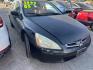 2005 BLACK HONDA ACCORD LX sedan (1HGCM55415A) with an 2.4L L4 DOHC 16V engine, MANUAL transmission, located at 2303 West Mt. Houston, Houston, 77038, (281) 507-3956, 29.771597, -95.339569 - Photo#0