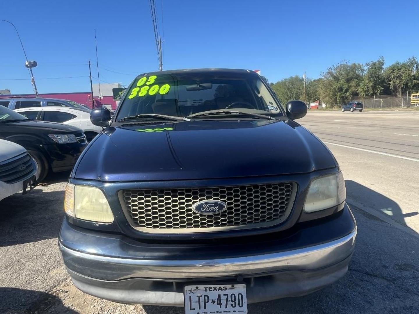 2003 BLUE FORD F-150 XLT SuperCrew 2WD (1FTRW07653K) with an 4.6L V8 SOHC 16V engine, AUTOMATIC transmission, located at 2303 West Mt. Houston, Houston, 77038, (281) 507-3956, 29.771597, -95.339569 - Photo#1