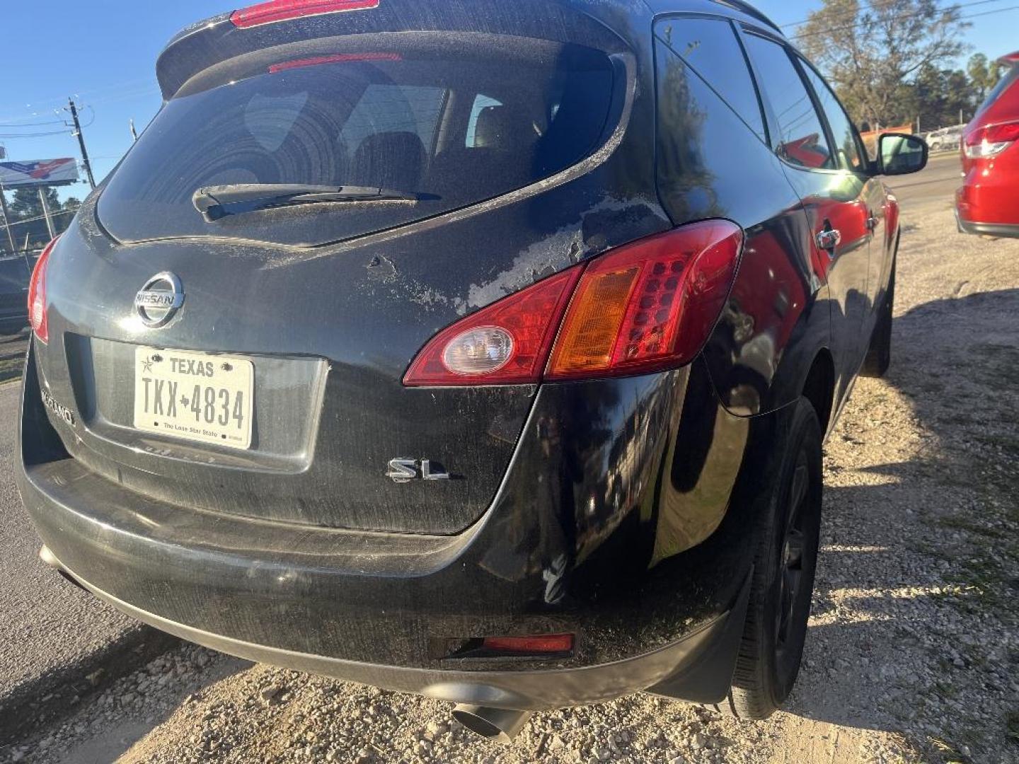 2009 BLACK NISSAN MURANO S (JN8AZ18U89W) with an 3.5L V6 DOHC 24V engine, AUTOMATIC transmission, located at 2303 West Mt. Houston, Houston, 77038, (281) 507-3956, 29.771597, -95.339569 - Photo#1