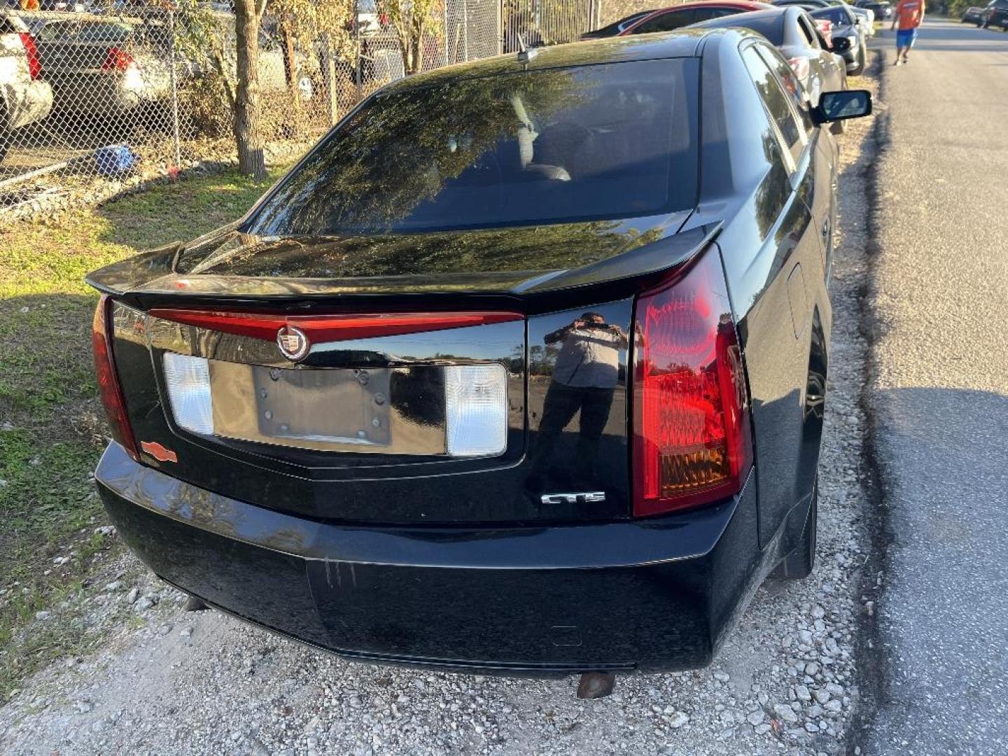 2005 BLACK CADILLAC CTS 3.6L (1G6DP567650) with an 3.6L V6 DOHC 24V engine, AUTOMATIC transmission, located at 2303 West Mt. Houston, Houston, 77038, (281) 507-3956, 29.771597, -95.339569 - Photo#2